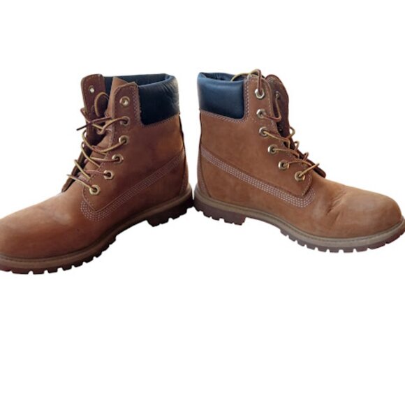 Women's Timberland  Premium 6" Waterproof Boots Wheat Brwn Size 8.5M Primaloft - Picture 10 of 10